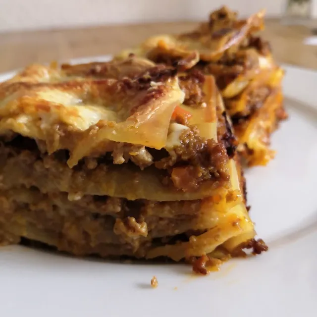 Photo of Classic baked lasagna bolognese