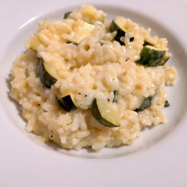 Photo of Simple courgette and lemon risotto