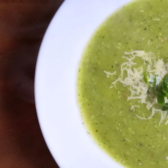 Photo of Courgette, potato and cheddar soup