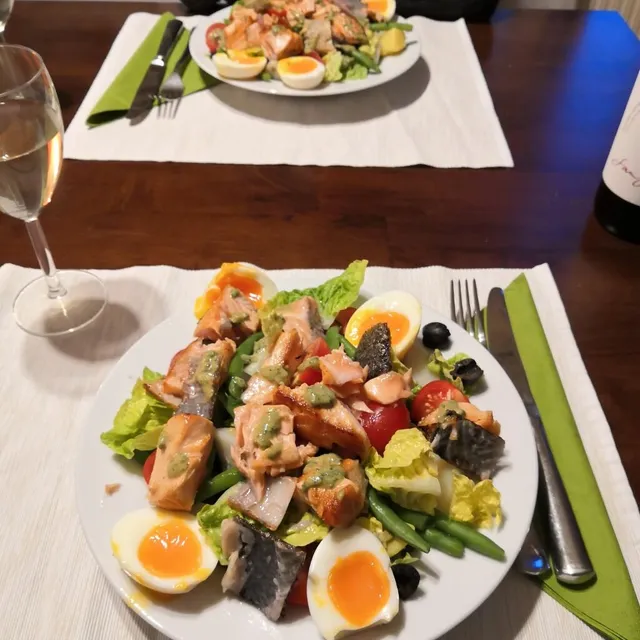 Photo of Wonderful Niçoise Salad dressing