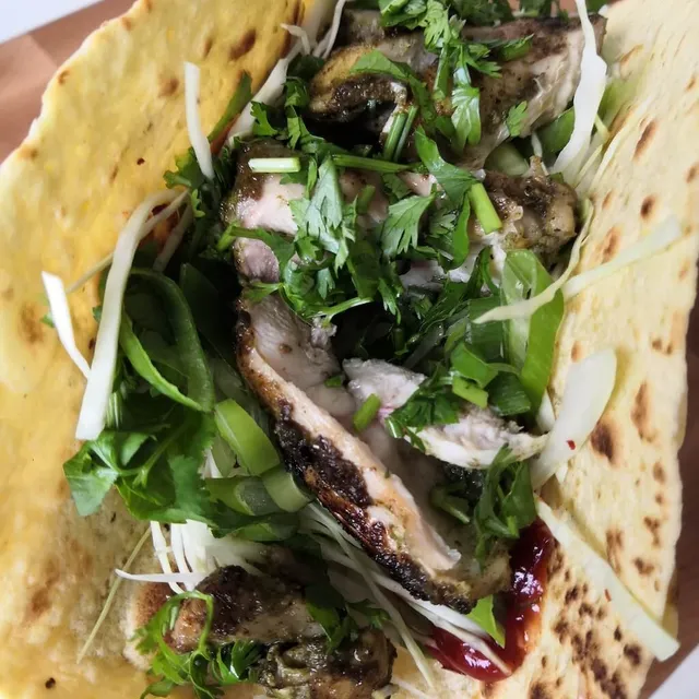 Photo of Shawarma spiced chicken wraps