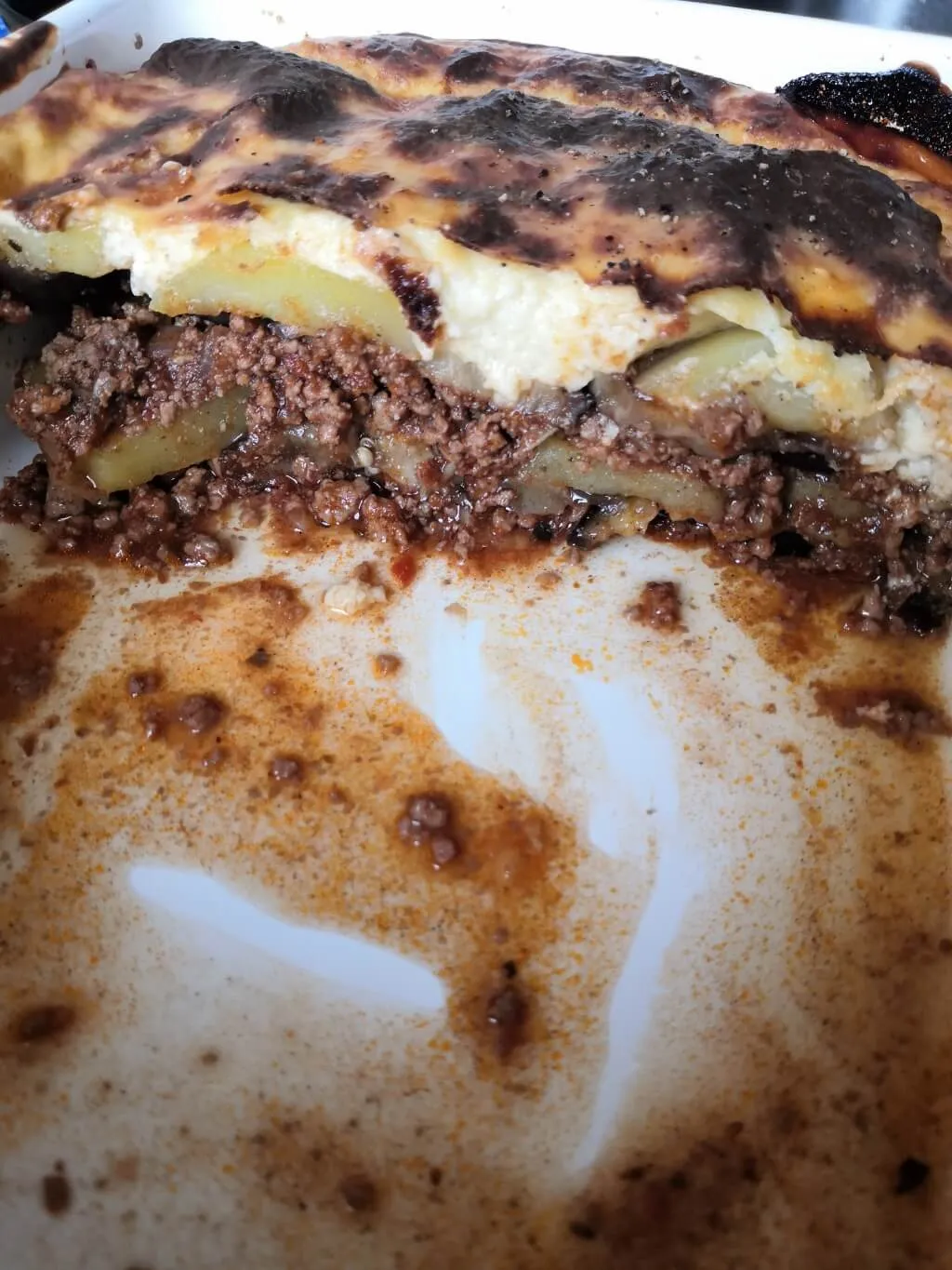 Photo of Greek Moussaka or aubergine lasagna
