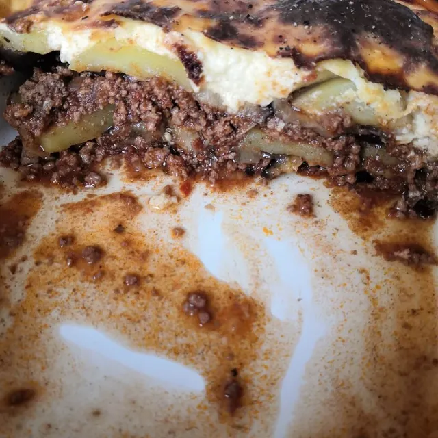 Photo of Greek Moussaka or aubergine lasagna