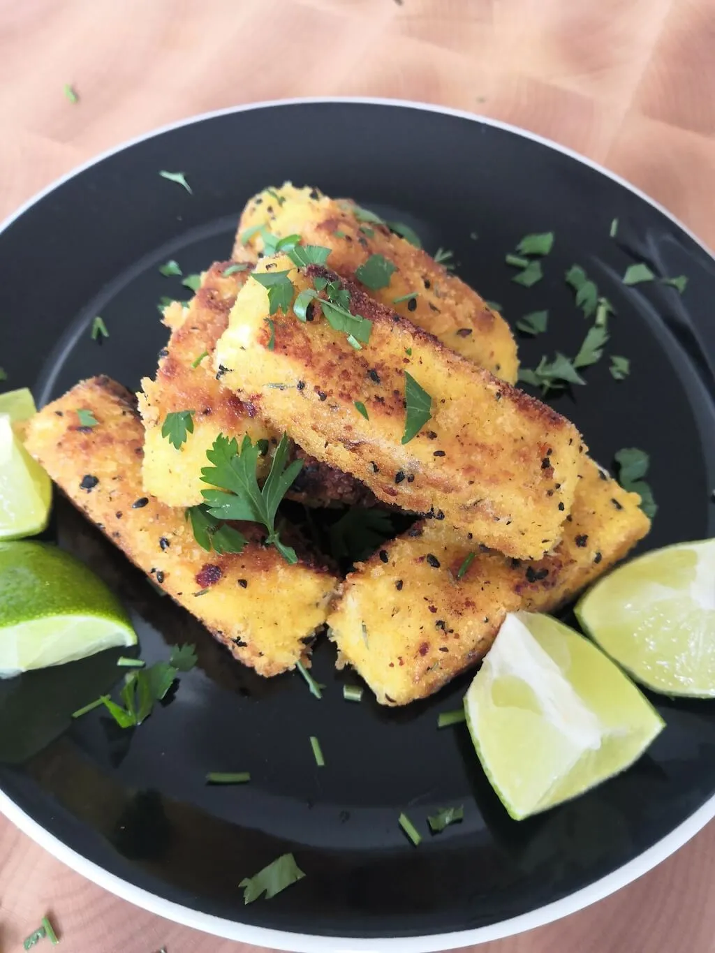 Photo of Halloumi fingers for tortilla wraps