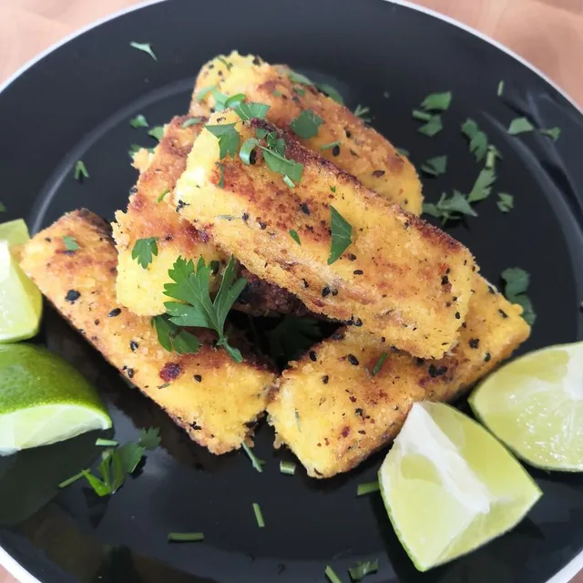 Photo of Halloumi fingers for tortilla wraps