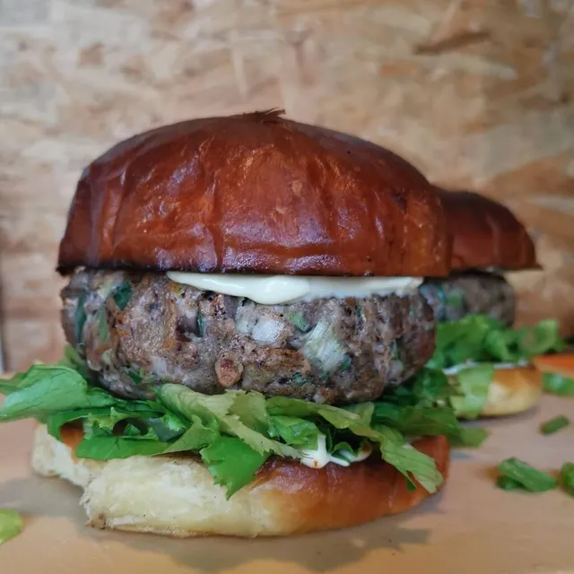 Photo of Try this simple salmon burger by Jacques Pépin