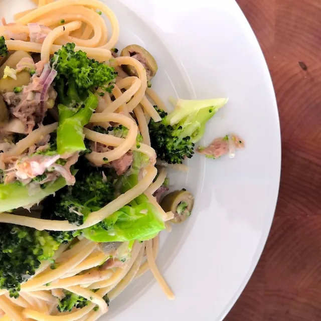 Photo of Interesting lemon pasta with tuna and broccoli