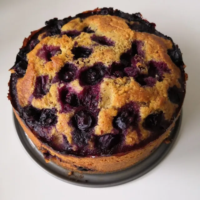 Photo of Blueberry, almond and lemon cake