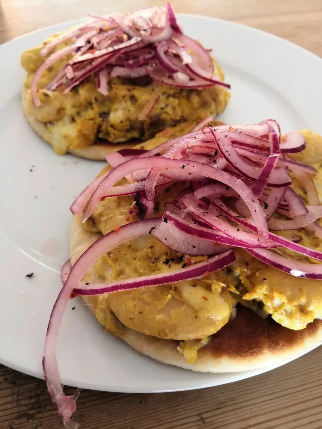 Photo of Cheesy curried butter beans on toast