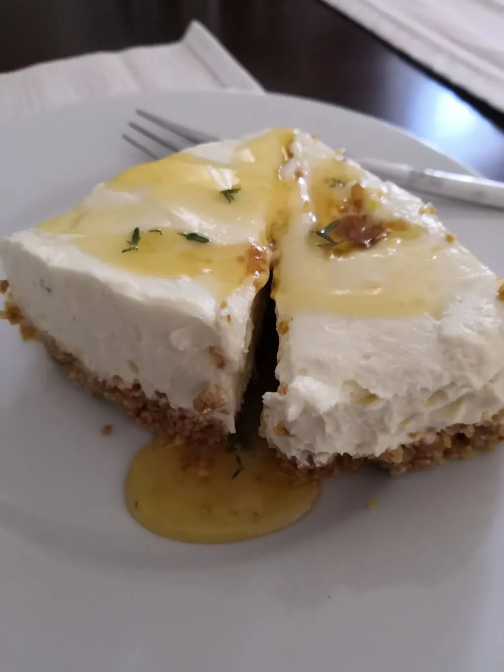 Photo of Honey and yoghurt set cheesecake
