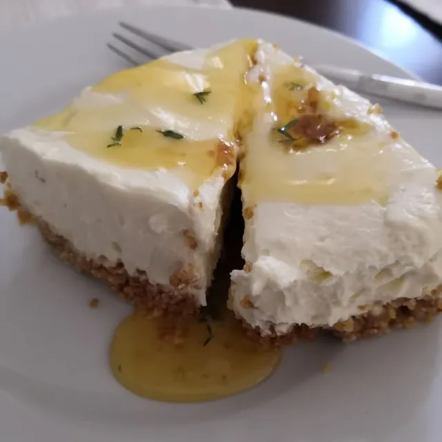 Photo of Honey and yoghurt set cheesecake