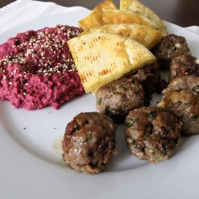 Photo of Lamb (or beef) and feta meatballs