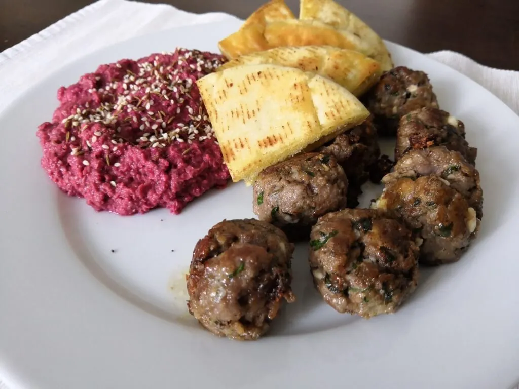 Photo of Lamb (or beef) and feta meatballs