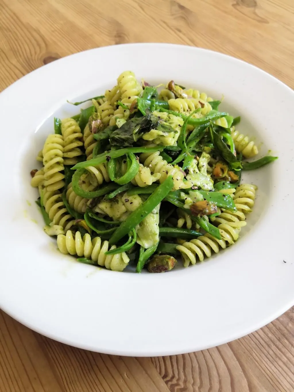 Photo of Pasta with pecorino and pistachios