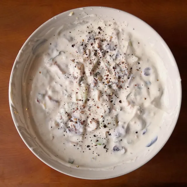 Photo of Great side: Persian herb and cucumber yoghurt