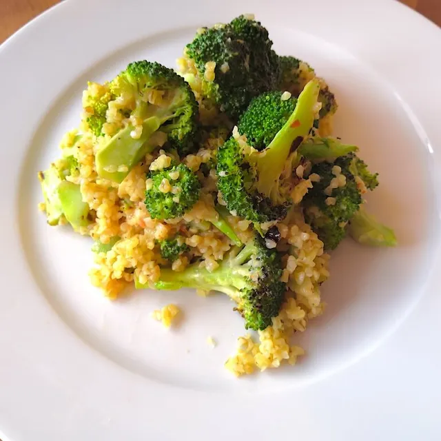 Photo of Chargrilled broccoli and bulgur salad
