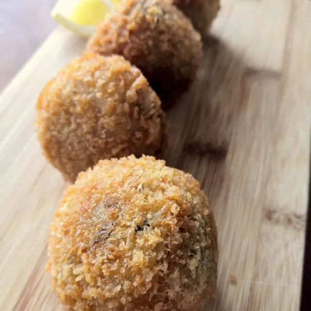 Photo of Easy arancini for your risotto/rice leftovers