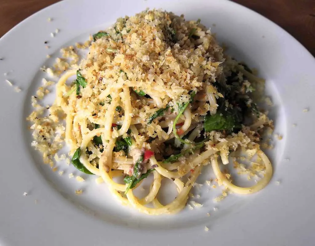Photo of Spaghetti with chilli, sardines and oregano