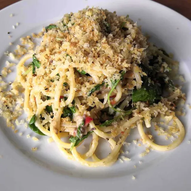 Photo of Spaghetti with chilli, sardines and oregano