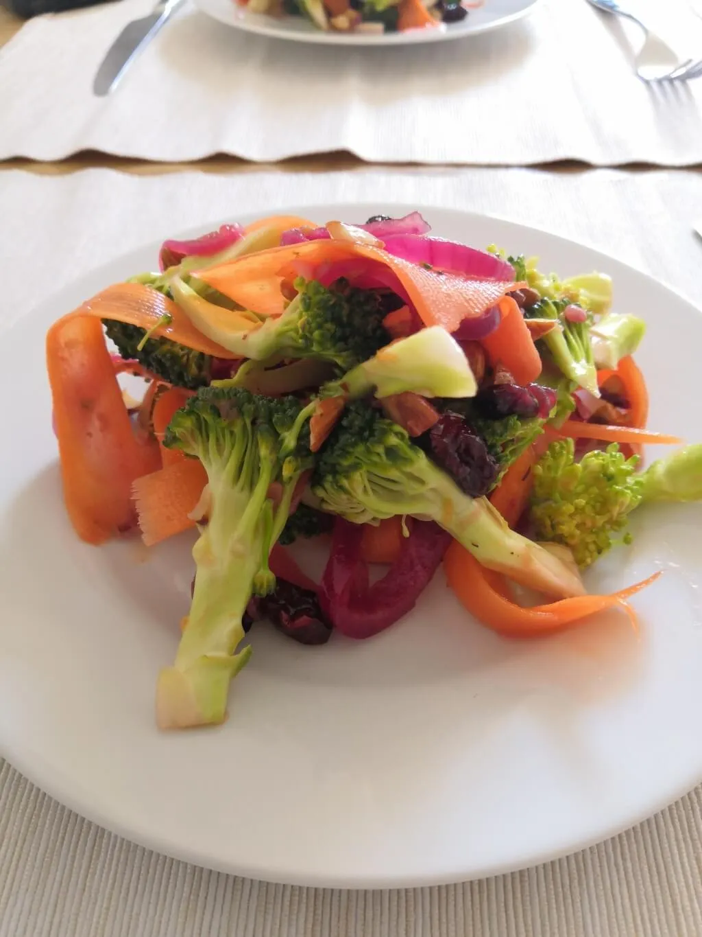 Photo of Raw broccoli salad