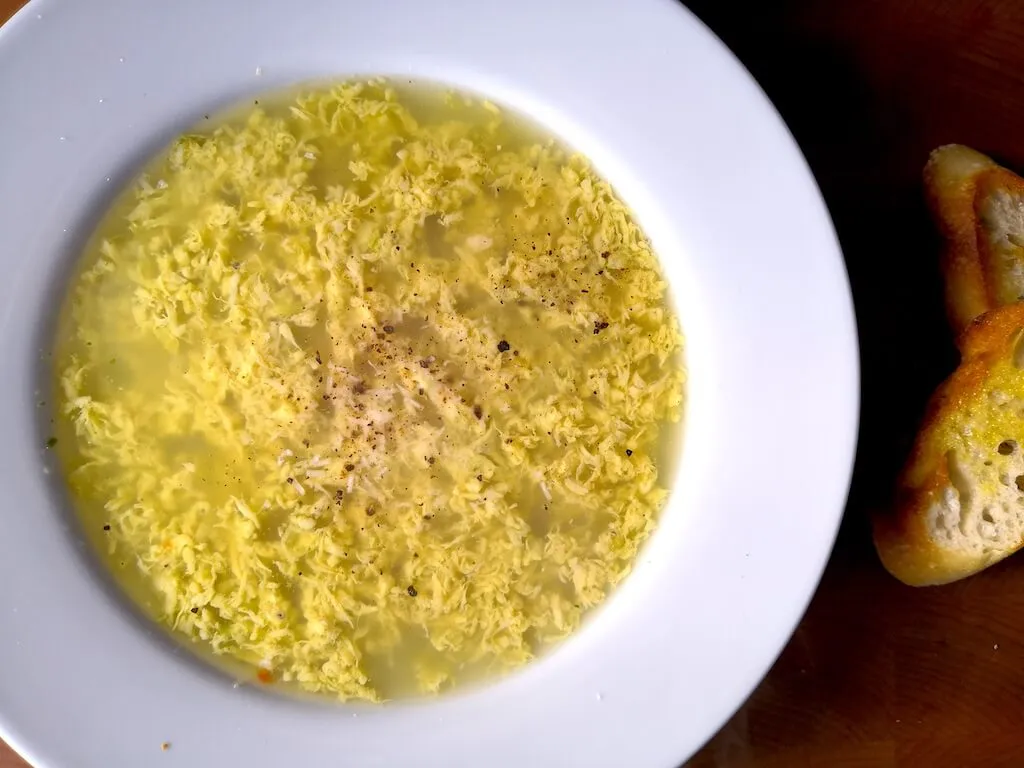 Photo of Extremely simple and fast Roman Egg Drop Soup