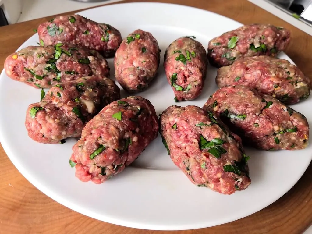 Photo of Turkish köfte or spiced minced beef