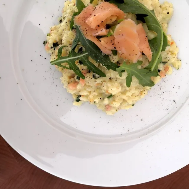Photo of Smoked salmon and lemon risotto
